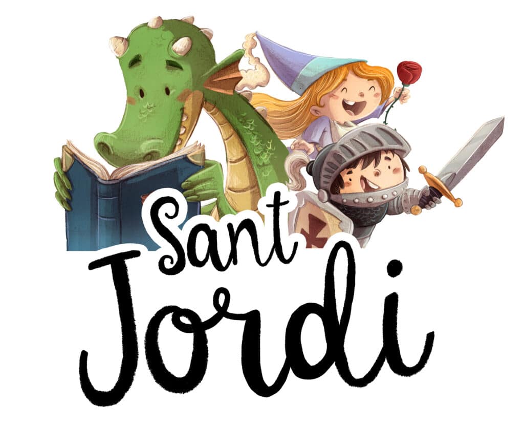 Bona diada de Sant Jordi ⚘️⚘️⚘️📚📚📚