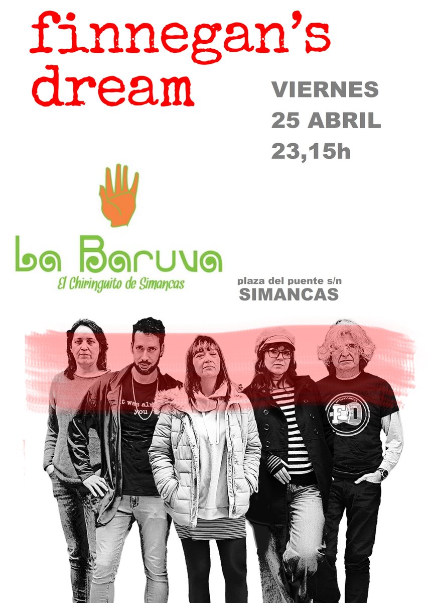 Blue_Dream_s's tweet photo. El viernes a las once y cuarto estaremos en La Baruva, Chiringuito de Simancas https://t.co/94PTSZHhPA