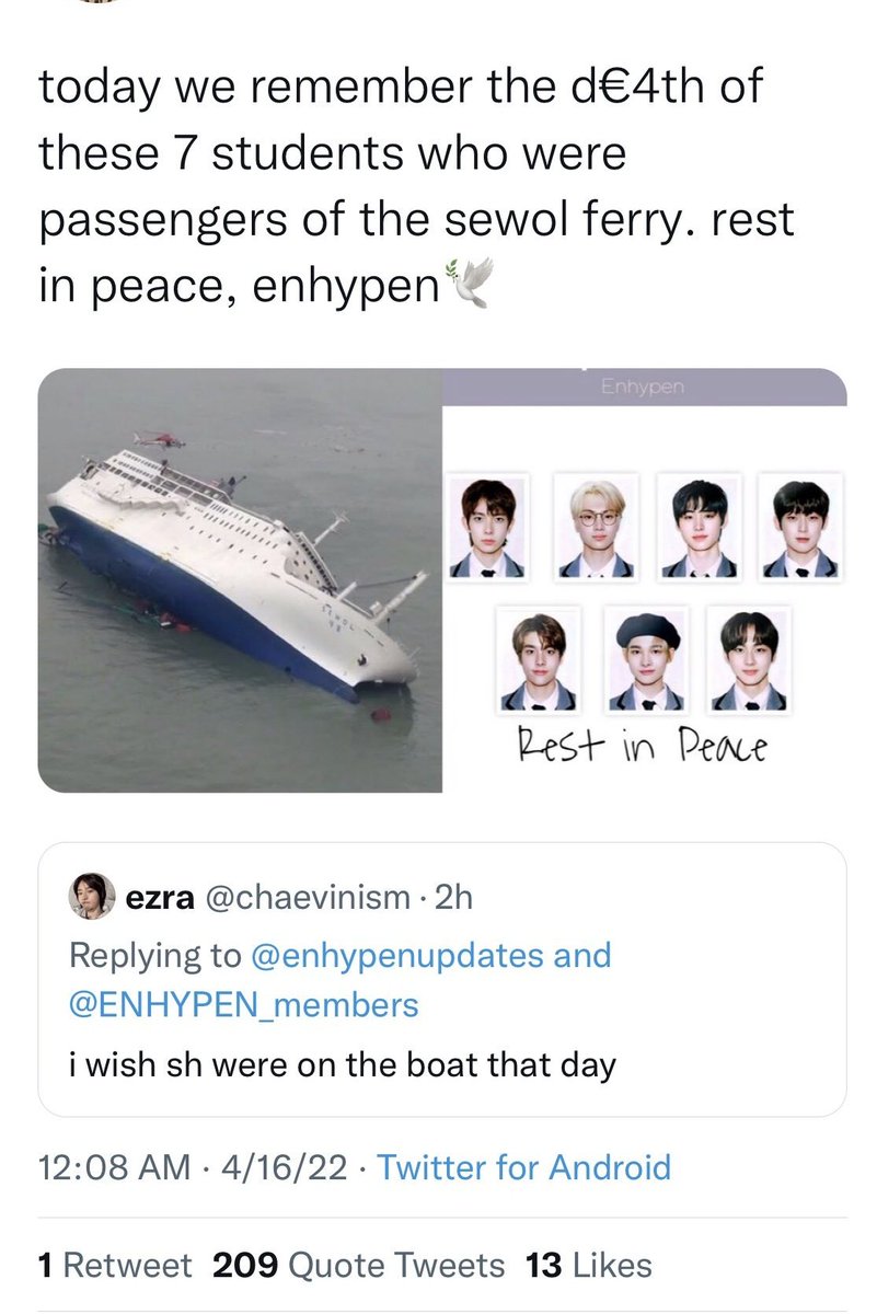 SunSunWonlove's tweet photo. @Cats_eattacos @CARlBDOLL MOAS🤝TEUMES🤝ATINYS TRILOGY OF BULLIES AND ENVIOUS DISGUSTING STANS BULLYING ENHA AND ENGENES #FLOPTEEZ #FLOPSURE #FLOPXTOGETHER 
@ATEEZofficial 
@TXT_members 
@treasuremembers 
This will happen if a stans of these groups unites and become the trilogy of mentals. https://t.co/hE5KLnHZ4w