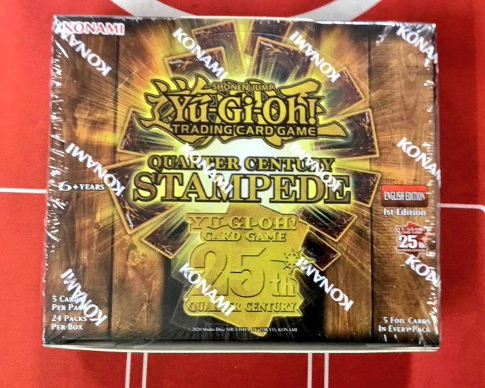 遊戯王 英語】 EU版 Quarter Century STAMPEDE スタンピードのシングル 
