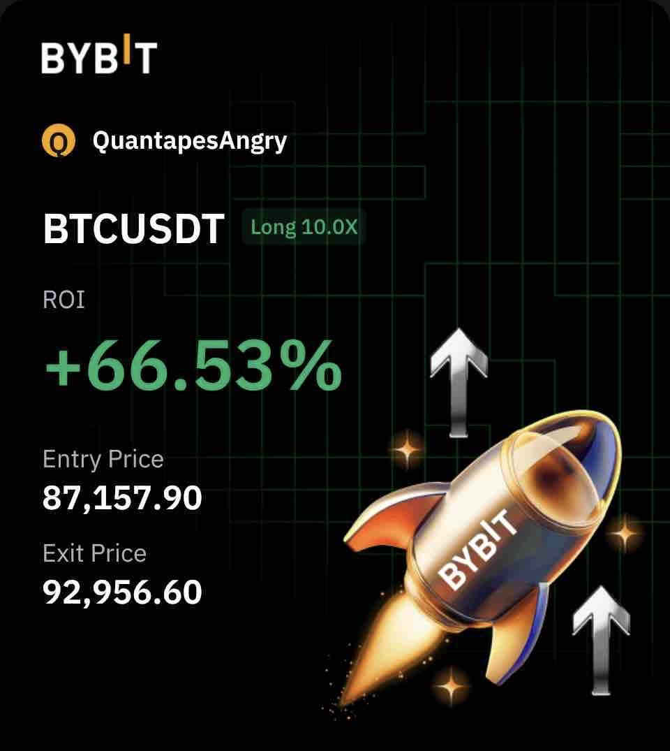 Quantapes bot kept cooking while I touched grass. Gave a bit back, then nailed a juicy long as I was offline enjoying family time. Gotta love passive gains. 🤖📈🍷🌱 <a href="/Quantapesdotcom/">Quantapes.com 🧬</a> #TouchGrass #Cryptotrading #TradingBot