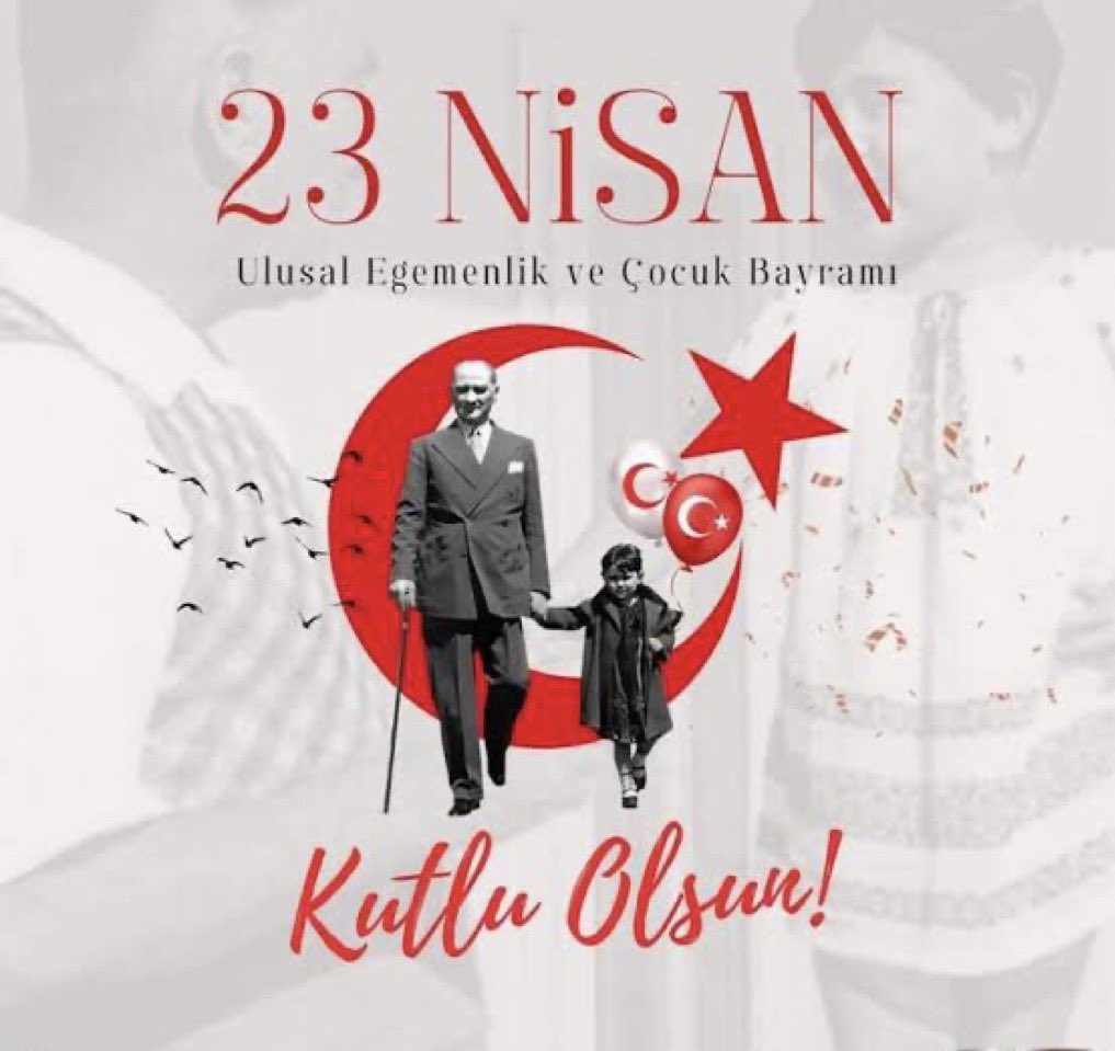 Türkiye Büyük Millet Meclisi'nin kuruluşunun 105. yılı ile 23 Nisan Ulusal Egemenlik ve Çocuk Bayramı kutlu olsun. 🇹🇷