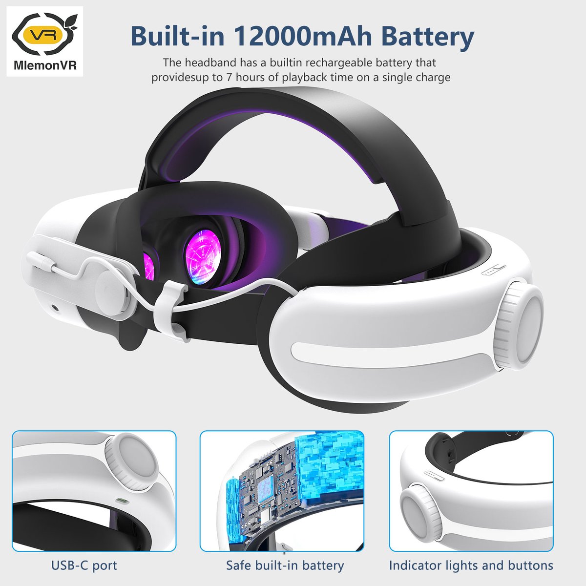 Always worried about the VR headset falling off?
⚡ Non-slip reinforced headband, wildly flinging without falling off! A savior for sports/rhythm gamers~
👉 Click to view amz.cx/3QdM
#MLemonVR #VR Fitness #Quest 3 #Quest 3s