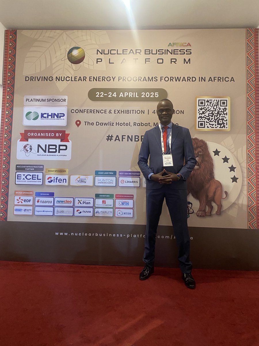 I will be engaging with the world nuclear leaders at the African Nuclear Business platform in Rabat, Morocco ⁦<a href="/TheIEK/">The Institution of Engineers of Kenya</a>⁩ ⁦<a href="/EngineersBoard/">Engineers Board of Kenya</a>⁩ ⁦<a href="/nuclearkenya/">Nuclear Power and Energy Agency - Kenya</a>⁩