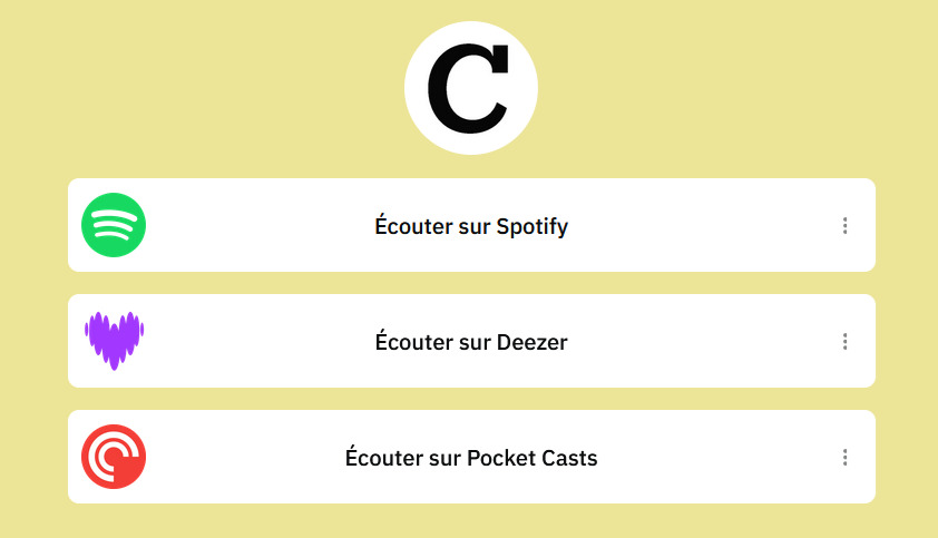 Vous pouvez désormais retrouver en podcast toutes les émissions de Critikat : débats mensuels, chroniques cannoises, etc.

Sur Spotify : tr.ee/3AJ-kFZO0h
Sur Deezer : dzr.page.link/vBLKCrC6fZB2Cv…
Sur Pocket Casts : pca.st/xuwkja7s
Et bientôt sur Apple podcasts.