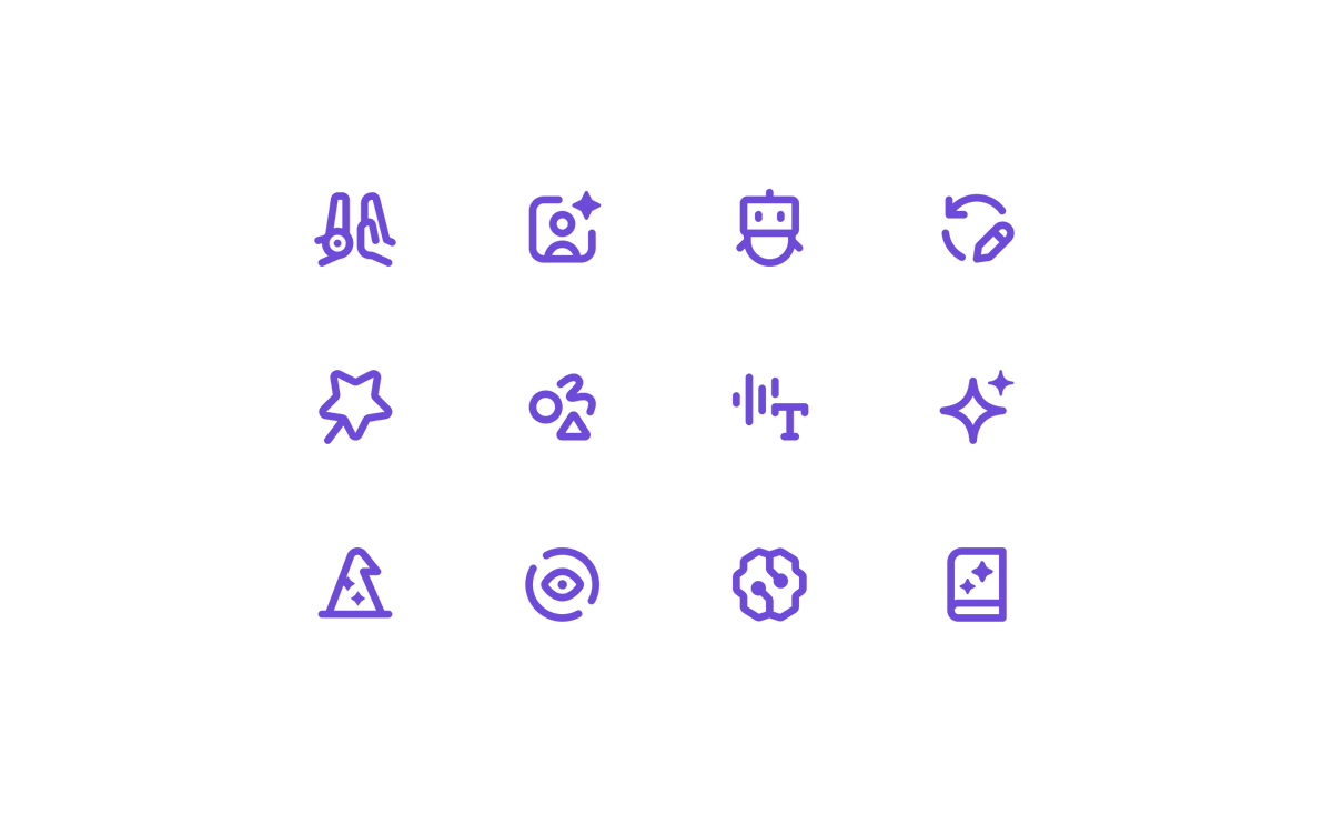 iconists's tweet image. Cooking up something with AI? We gotchu 🧙