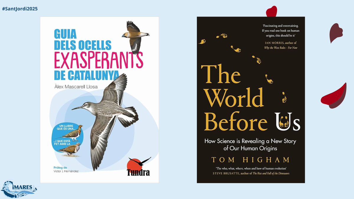 iMARES_group's tweet image. 📚🌹 Celebrate Sant Jordi with science and books! 🌍🔬

At iMARES, we couldn't let this day pass without sharing some of our favorite reads. Books that inspire us, teach us, and connect us with science, nature, and the world around us.

#SantJordi2025 #ScienceAndBooks