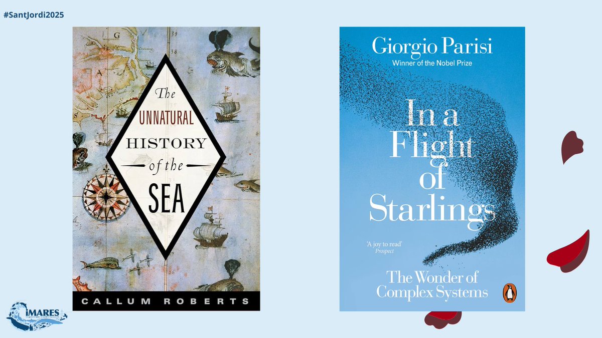 iMARES_group's tweet image. 📚🌹 Celebrate Sant Jordi with science and books! 🌍🔬

At iMARES, we couldn't let this day pass without sharing some of our favorite reads. Books that inspire us, teach us, and connect us with science, nature, and the world around us.

#SantJordi2025 #ScienceAndBooks