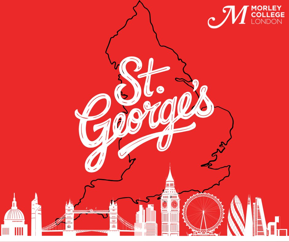 🌹 Happy St George’s Day from Morley College London!

Wishing everyone a peaceful and enjoyable St George’s Day — however you choose to mark the day.

#StGeorgesDay #CommunitySpirit #EnglandHeritage
