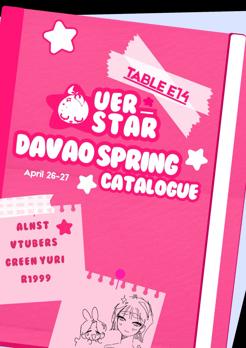 uer_star's tweet photo. going to be boothing for the first time ever in Patron of the Arts Davao Spring on April 26-27!!!!!!

⭐️⭐️⭐️⭐️ https://t.co/qxLhGbR846