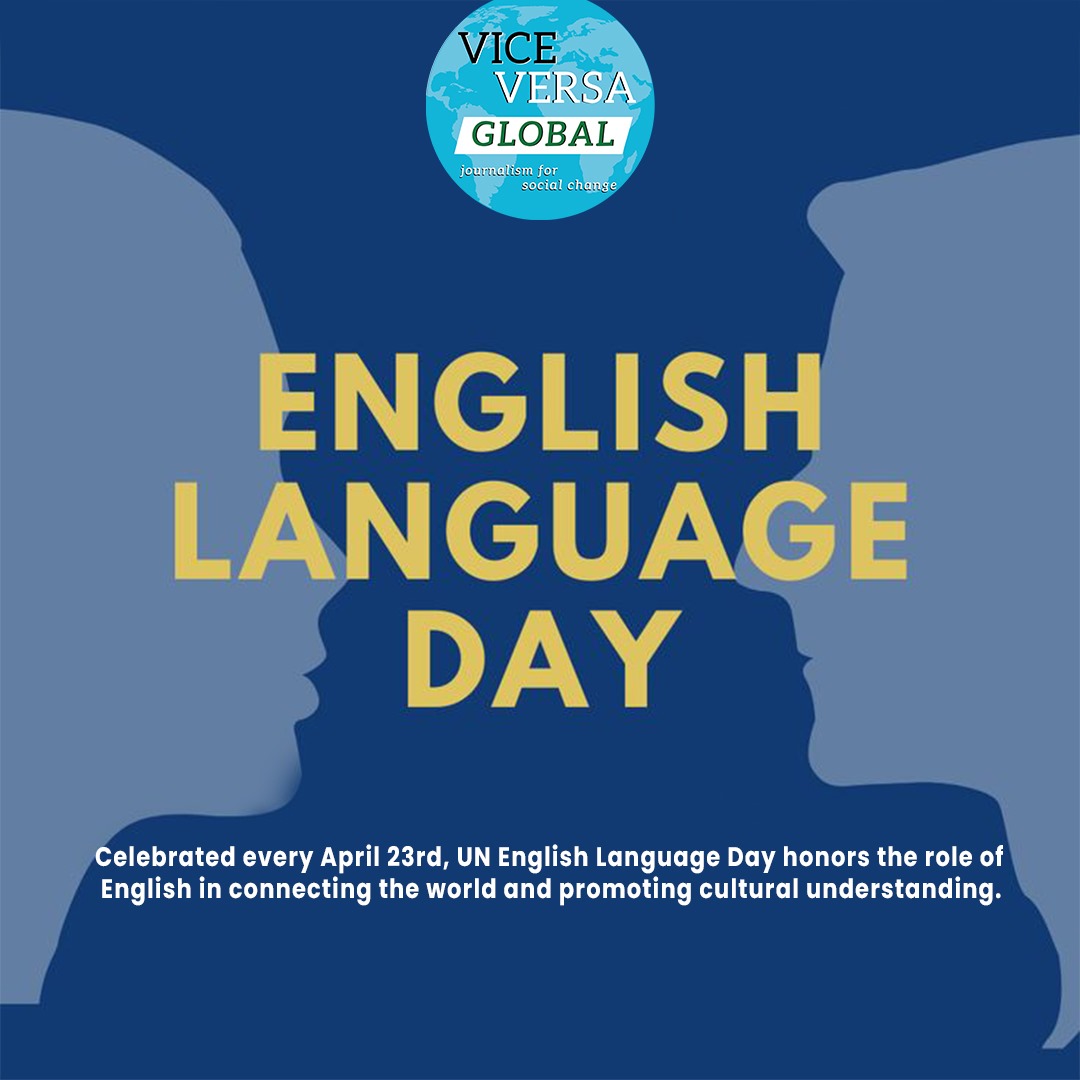 vversaglobal's tweet photo. Celebrating the richness, influence, and global reach of the English language this UN English Language Day. Language connects us, empowers us, and tells our stories.
#EnglishLanguageDay #UNLanguages #GlobalCommunication #Multilingualism #UNDay #journalismforsocialchange https://t.co/KbnTuS5Xx3