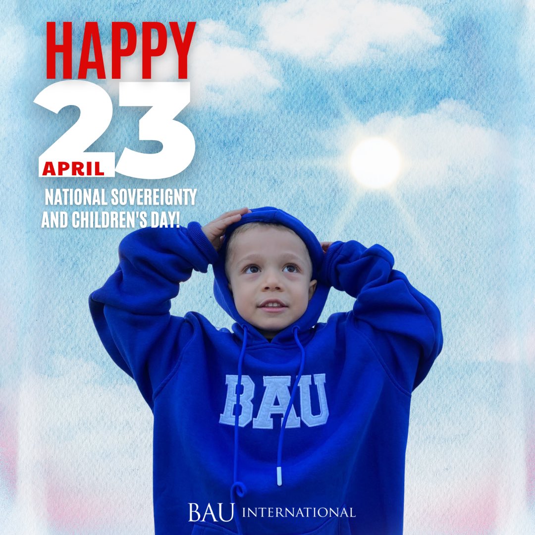 On this April 23rd, National Sovereignty and Children’s Day, we celebrate the curiosity, creativity, and courage of every child. We are proud to walk with them on their path.❤️

Happy Children's Day to every child chasing their dreams!🫶🏼

#childrensday #bauinternational
