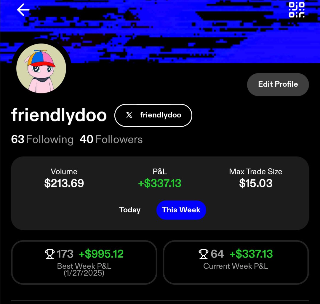 Who is the top-100 trader on <a href="/VECTORDOTFUN/">VECTOR</a> this week? It's me! 😁

Trade memes with me on Vector - enter code: friendlydoo

vec.fun/ref/friendlydoo