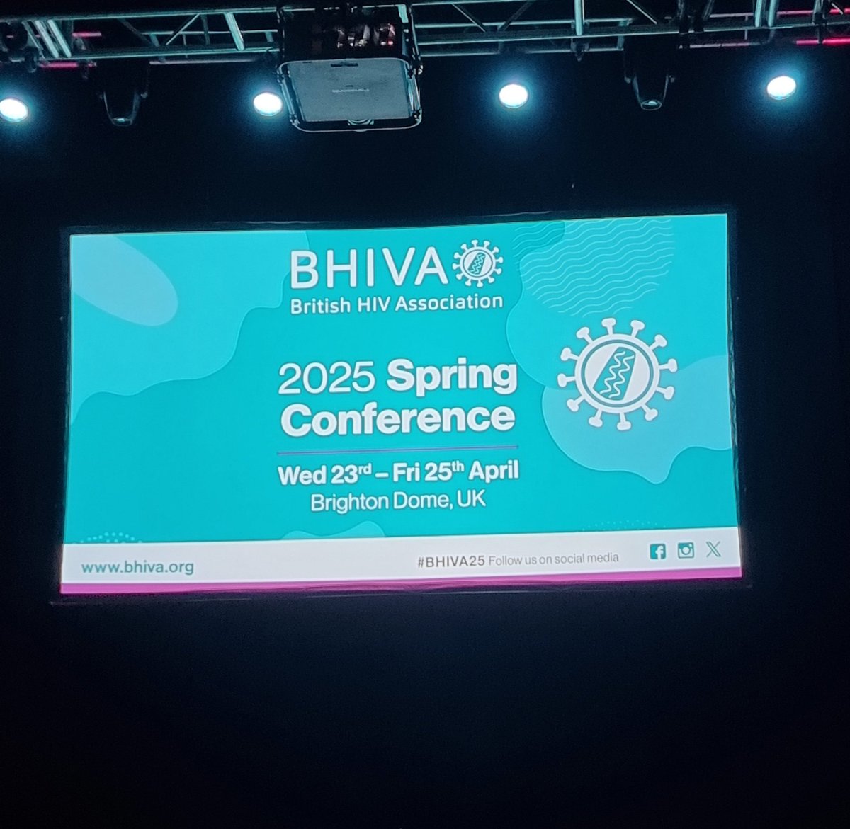 We're at #BHIVA25 in #Brighton and looking forward to attending some great and varied presentations.