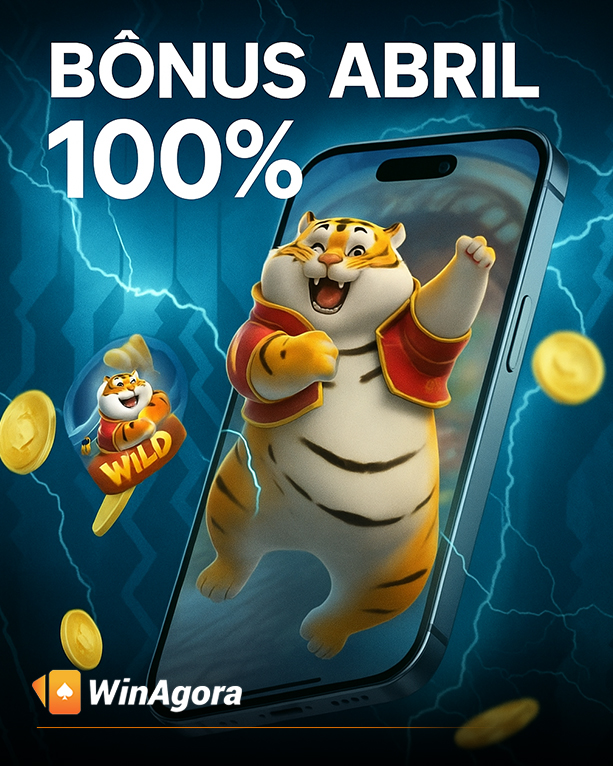 🚨 BÔNUS DE ABRIL LIBERADO!
Cadastre-se agora e receba 100% de bônus no primeiro depósito.
Promoção válida só neste mês! ⏳

#Winagora #Variadade #WinagoraOfficial #JogoOnline #Jogadores #Ganhando #Bonus #SlotOnline #CassinoOnline #MegaGanha #Football #Brasileiro  #SuperGanha