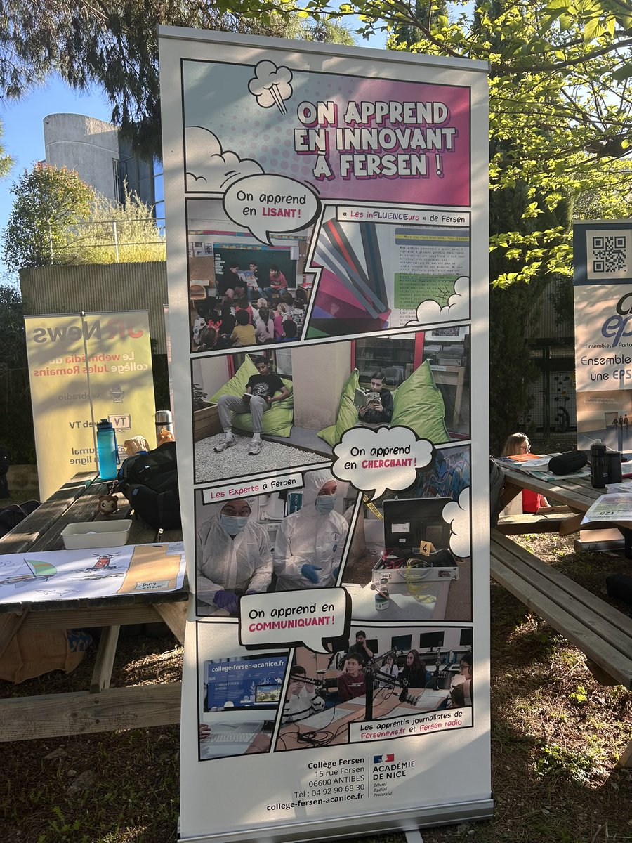 COLLÈGE FERSEN ANTIBES (@collegefersen) on Twitter photo FERSEN en force avec ses écoles de secteur pour la JAPI 2025: ça pulse à fersen en lien cm2-6e(percus),la science autrement avec les experts en criminalistique,la station météo!Ça programme:club IA robotique!On lit avec nos inFLUENCEurs de lecture! FERSEN en force avec ses écoles de secteur pour la JAPI 2025: ça pulse à fersen en lien cm2-6e(percus),la science autrement avec les experts en criminalistique,la station météo!Ça programme:club IA robotique!On lit avec nos inFLUENCEurs de lecture!