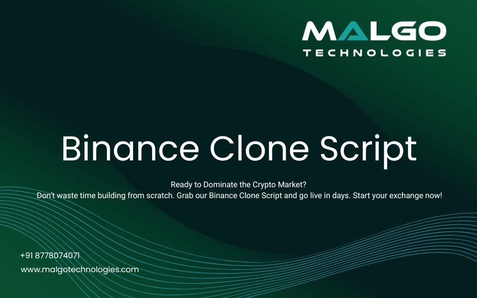 JudeMaxwell8514's tweet image. Build your crypto exchange like Binance in minutes with our clone script—secure, scalable, and ready to deploy.
To Learn More: malgotechnologies.com/binance-clone-…
#BinanceClone #CryptoScript #BlockchainTech