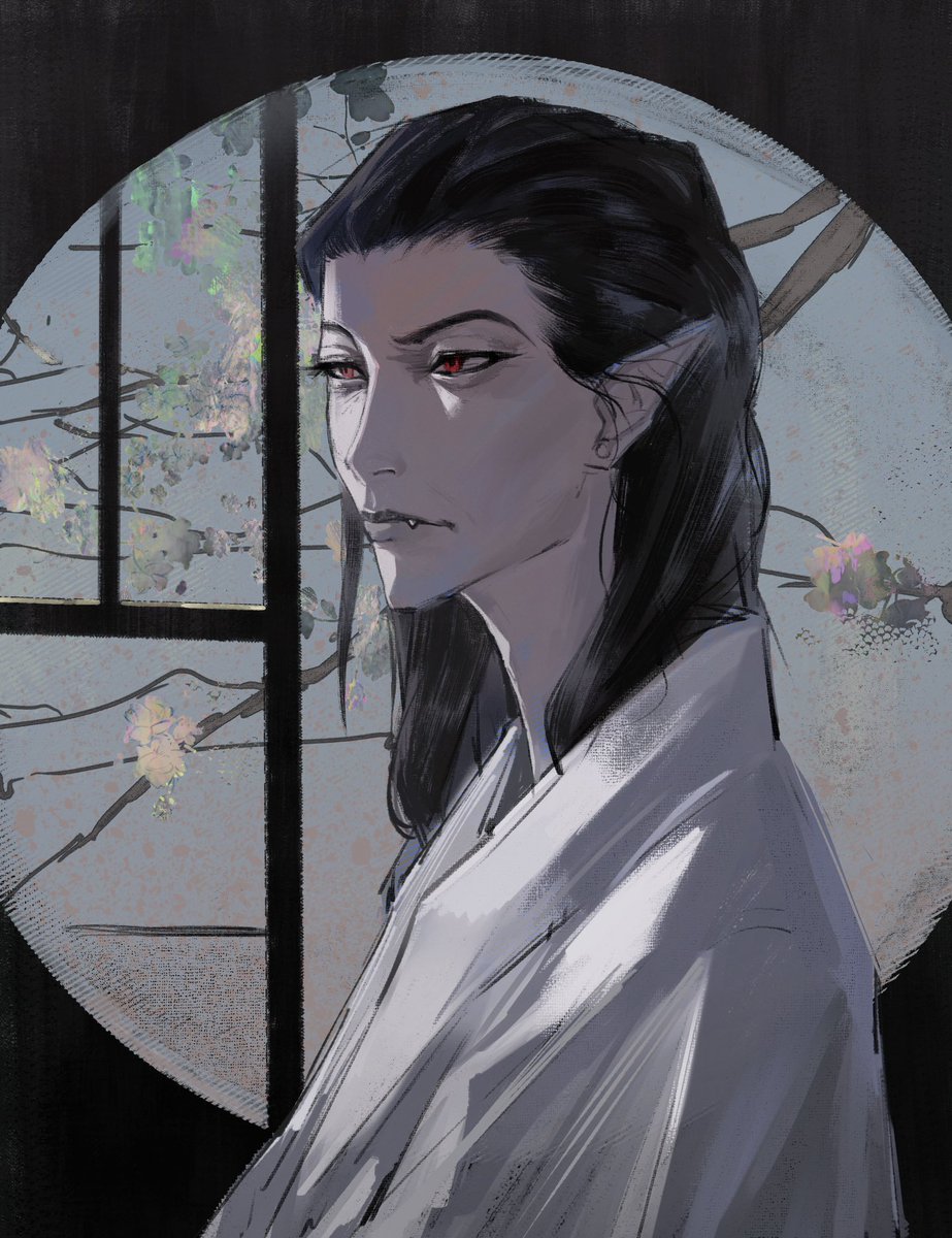 #CazadorSzarr #BaldursGate3 
父母去世后我被小姨收养了。小姨很严厉，总是板着脸。自从姨夫因为意外早早的去世后她似乎再也没笑过了，我对姨夫的印象模糊的只剩下他那一头卷曲的、与小姨颜色相反的头发。