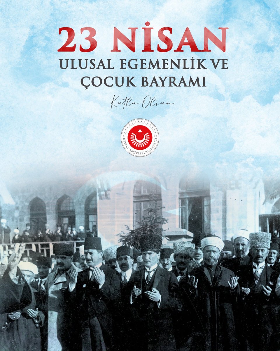 23 Nisan Ulusal Egemenlik ve Çocuk Bayramı Kutlu Olsun.