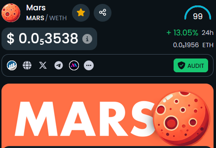 Mars tweet media