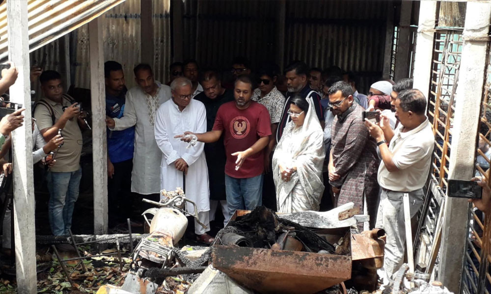 স্বৈরাচারের দোসররাই মানবেন্দ্রের বাড়িতে আগুন দিয়েছে : রিজভী