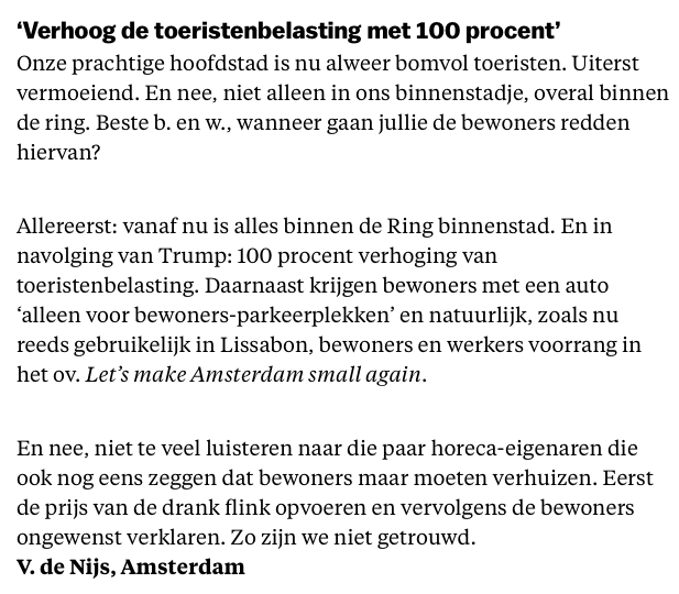 V. de Nijs ziet het scherp