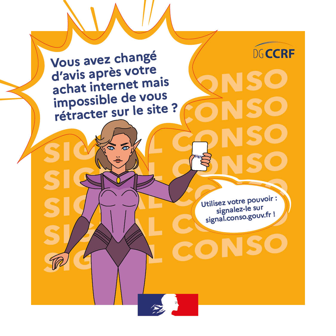#signalconso Si, en tant que consommateur, vous avez  rencontré un problème avec un commerce, en magasin ou sur internet, vous pouvez le signaler sur signal.conso.gouv.fr !
<a href="/SignalConso/">SignalConso</a> vous oriente et vous conseille.
🏷️🛍️ haute-savoie.gouv.fr/Demarches/Acti…
<a href="/dgccrf/">DGCCRF</a>