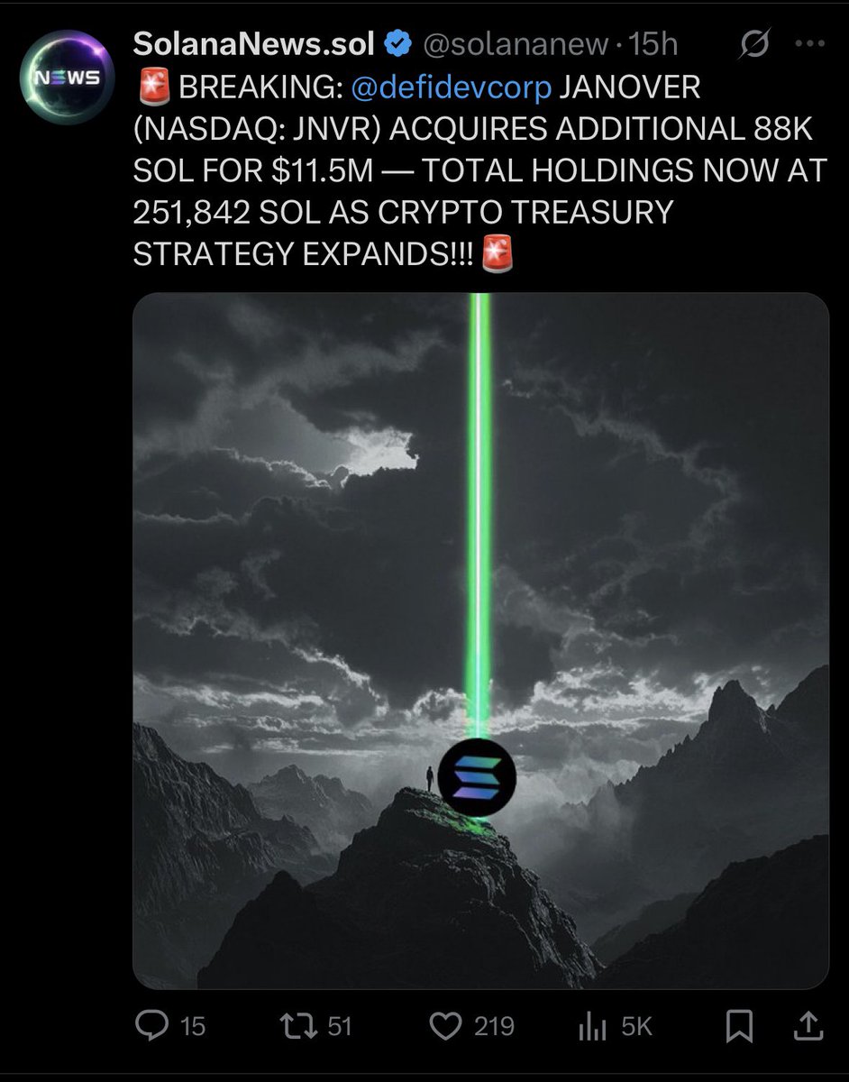 InfluencersRugU's tweet image. Just a viral stock doing viral stock things…

Btw the Nasdaq ticker hasn’t even changed yet. The only thing that happened yesterday is the company confirmed in a tweet what they already put in their SEC filing weeks ago.

$DFDV memecoin pumped with almost no new liquidity