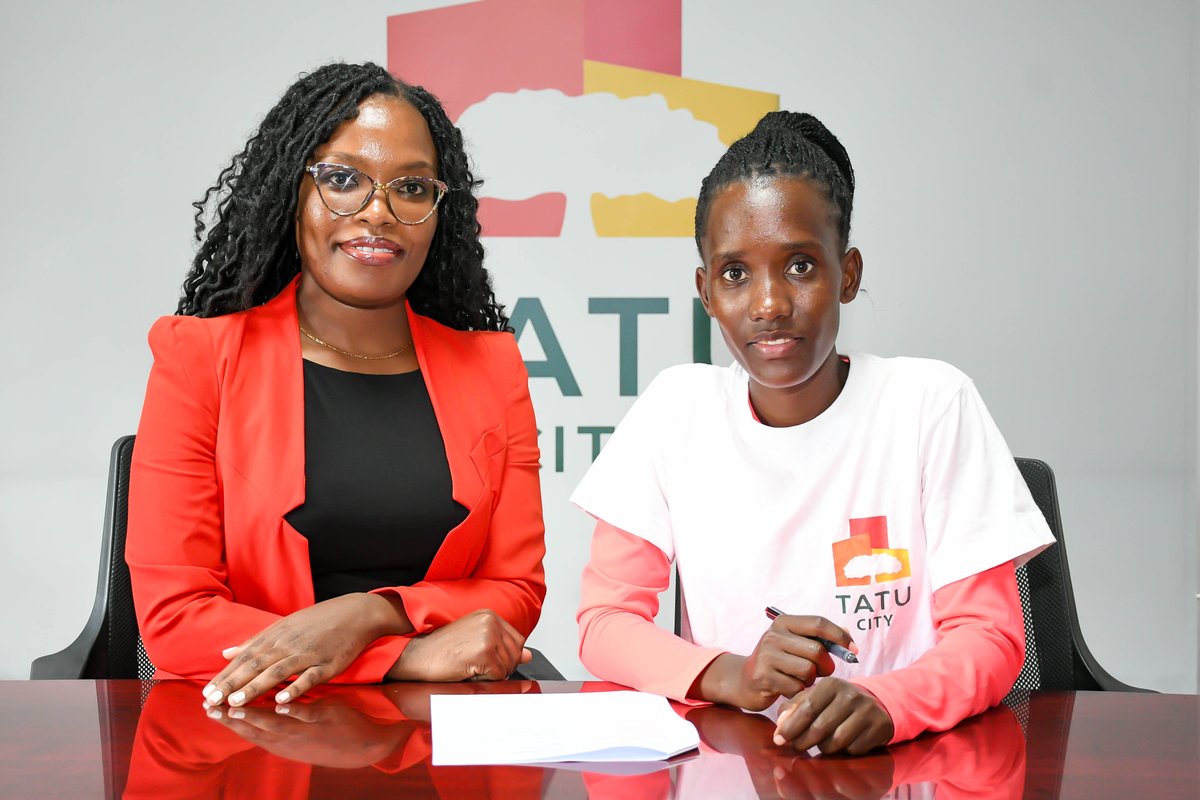 Tatu_City's tweet photo. In reaffirming our partnership with Fridah Ndinda, we continue to invest in more than just athletic excellence. For the past three years, this partnership has championed resilience, discipline, and the powerful story of progress she carries with every step.

Fridah isn’t just running for medals — she’s running with purpose, and we’re excited to be beside her as she gears up for this year’s races. The road ahead is bright, and we can’t wait to cheer her on.

#DiscoveredAndNurturedByTatuCity