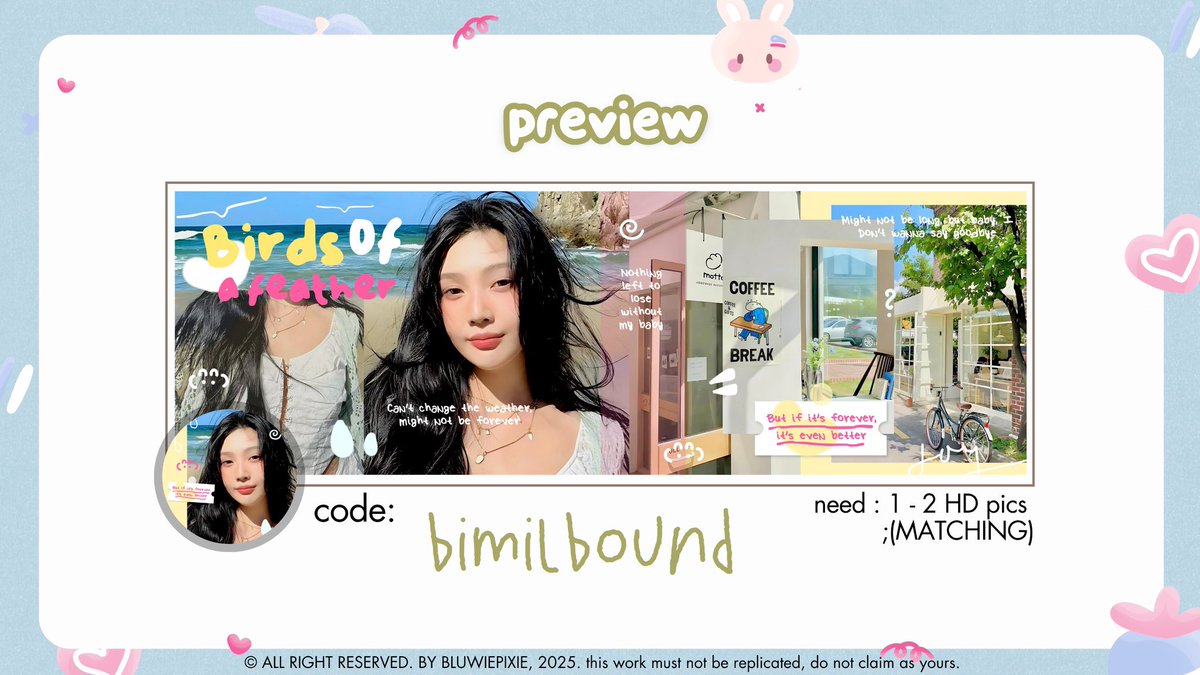 bluwiepixie's tweet photo. help repost! thanku 💌
hi hi! aku sudah open req untuk 4 layout ini as well as design aku yang lain juga yaa! all designs are available for made by req, and buat prici sama form order bisa di cek di thread dibawah, thank u &amp; SELAMAT JAJANNN! 🌀🐬✨🩷 #zonauang https://t.co/s8IEPuN7MO