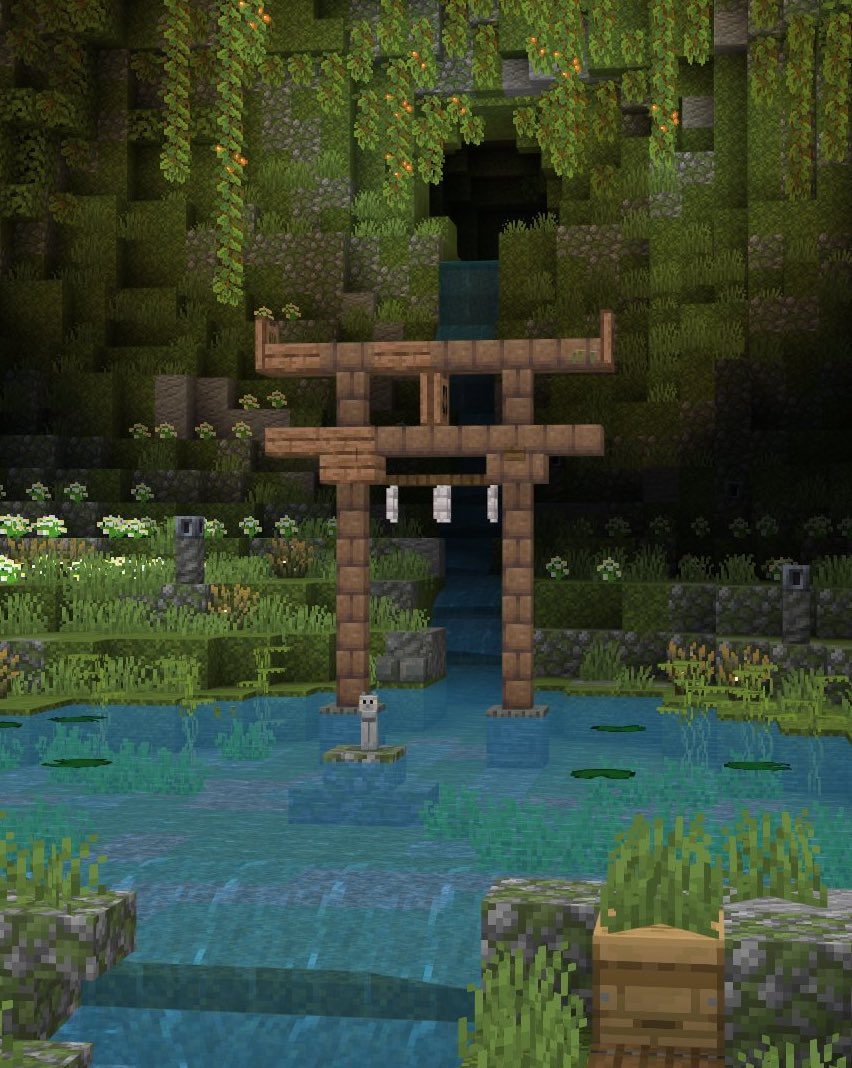 小さな鳥居
#Minecraft