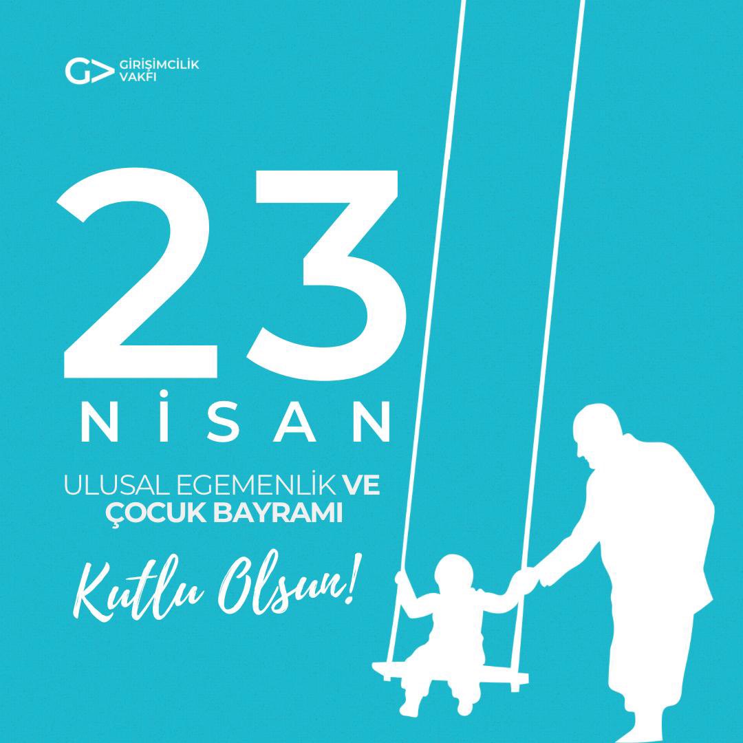Hayal etmekten vazgeçmeyen çocuklara bırakacağımız en değerli mirasın, sınırsız yaratıcılıklarının peşinden koşabilecekleri, cesaretle düşünebilecekleri bir gelecek olduğuna inanıyoruz!

#23NisanUlusalEgemenlikveÇocukBayramı #GirişimcilikVakfı