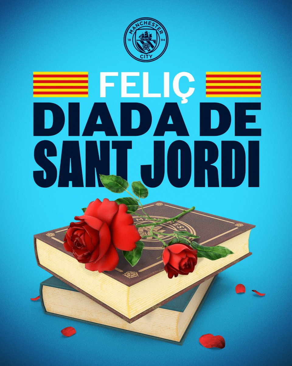 🩵 Que tingueu un dia carregat d'amor, família del City!

🌹📘 Molt bona Diada de Sant Jordi a tothom!