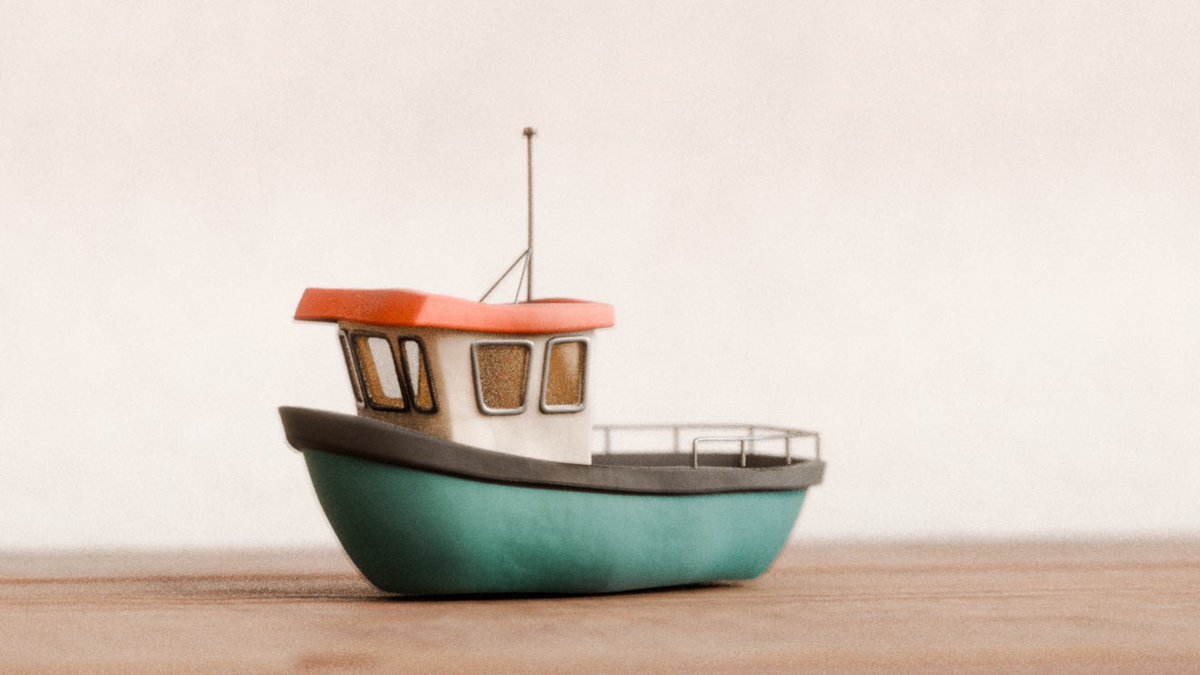 粘土で作った風の船
ミニチュア感を出したかったけど、上手くできなかった...

#blender #b3d