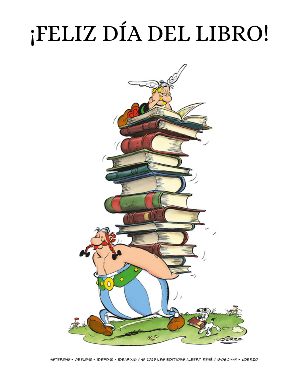 brunoeditorial's tweet photo. ¡Feliz Día del Libro, amigos lectores!

#DíadelLibro #SantJordi #Astérix https://t.co/gAoMdCo5Pv