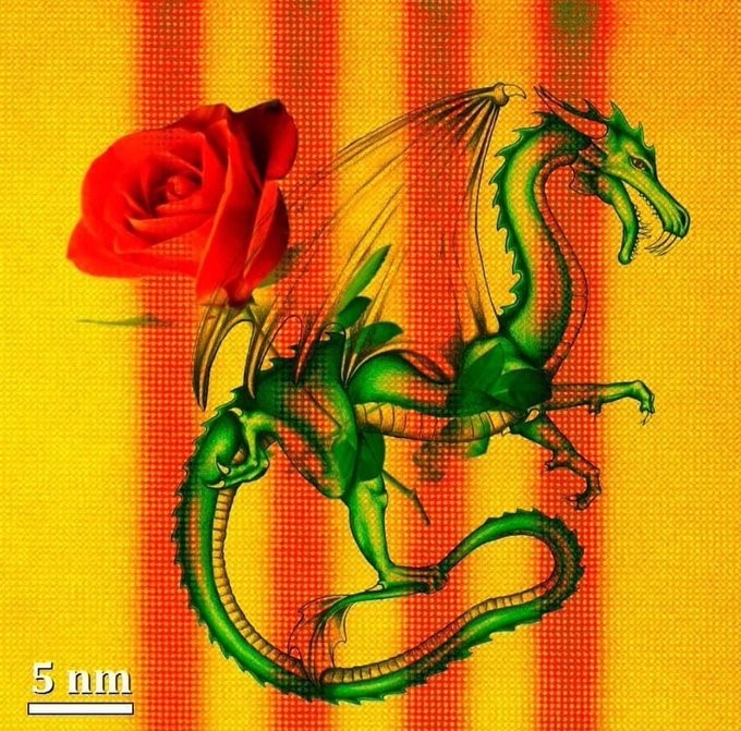 Catalan Institute of Nanoscience & Nanotechnology (@icn2nano) on Twitter photo 🌹 With this image from the 2019 ArtMeetsNano Contest, we wish you a Happy #SantJordi's Day!
𝐀𝐮𝐭𝐡𝐨𝐫: <a href="/SMarti_Sa/">Sara Martí-Sánchez</a>, former ICN2 researcher
Image: AC-STEM imaging of AlSb-GaSb quantum wells, seen atom by atom, reveals a Catalan nanoflag through temperature-based color scales. 🌹 With this image from the 2019 ArtMeetsNano Contest, we wish you a Happy #SantJordi's Day!
𝐀𝐮𝐭𝐡𝐨𝐫: <a href="/SMarti_Sa/">Sara Martí-Sánchez</a>, former ICN2 researcher
Image: AC-STEM imaging of AlSb-GaSb quantum wells, seen atom by atom, reveals a Catalan nanoflag through temperature-based color scales.
