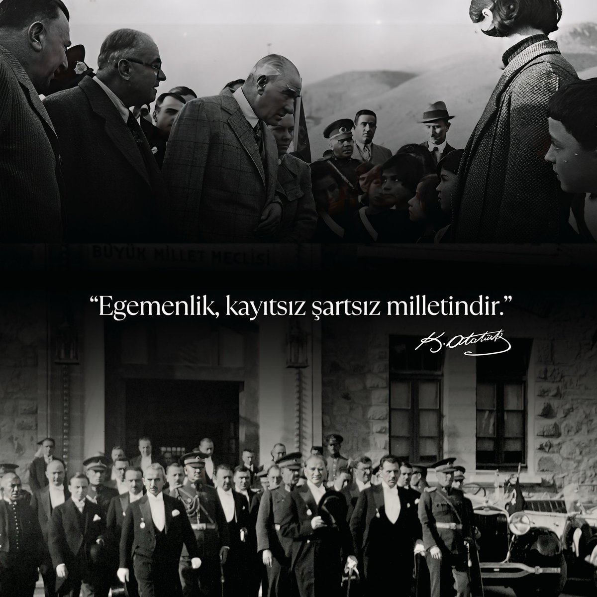 “Egemenlik, kayıtsız şartsız milletindir.”

Atatürk’ün yaktığı ışıkla büyüyen her çocuk, yarının umududur.

23 Nisan Ulusal Egemenlik ve Çocuk Bayramı’mız kutlu olsun🤍