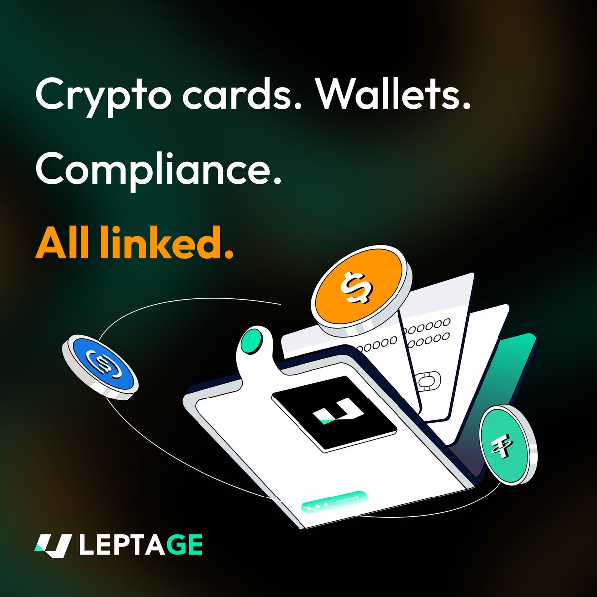 LeptageOrg's tweet photo. 🤩Meet Leptage CardLink:
Secure. Scalable. Ready for Web3.
Manage wallets, streamline compliance, and launch crypto cards — all through one powerful infrastructure. 🚀
🔗 https://t.co/2LJTwv7Tai
#Leptage #CardLink #Web3 #Fintech https://t.co/PMkeRcfd31