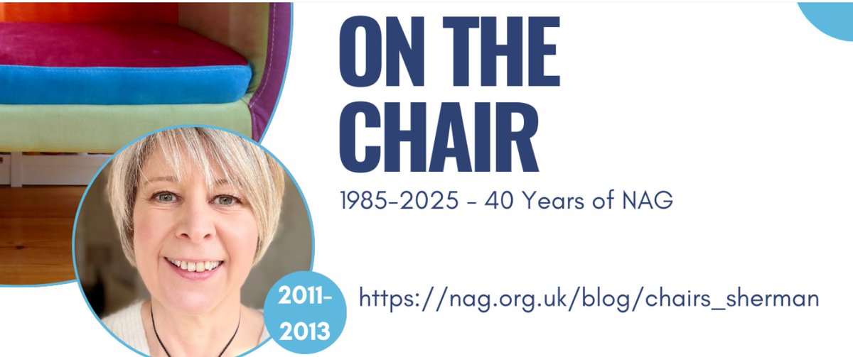 UniCatBDS's tweet photo. As part of #NAG 40th birthday celebrations I was honored to be interviewed by Sally Allen on the part that being a member of the NAG Executive Committee, including a stint as Chair, has played in my professional life https://t.co/lmfxBL8rz3 https://t.co/SlQ84UT4If