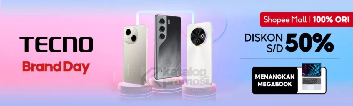katalogpromosi's tweet image. Belanja banyak, jadi top spender, hadiah keren bisa jadi milikmu! Kalau gak belanja, siapa yang mau kasih kamu Megabook, kan? 😜 👉 katalogpromosi.com/brand-day-tecn…

#BrandDayTecno #ShopeePromo #DiskonGila #GadgetLucu