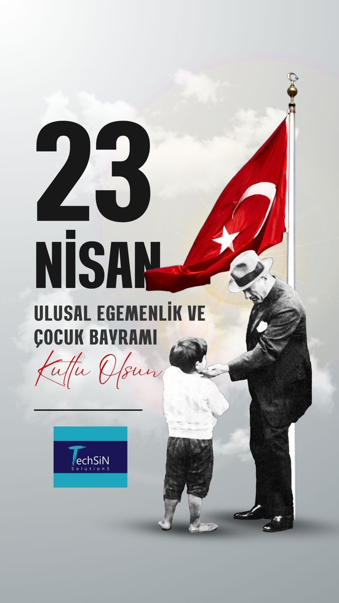 TechSiNOfficial's tweet photo. TechSiN Solutions ailesi olarak, daha güzel bir yarın için çocukların hayallerine ve yaratıcılığına ilham olmayı hedefliyoruz.  
🎉 Nice teknoloji dolu, umut dolu bayramlara! 🎉
🎈🇹🇷 *23 Nisan Ulusal Egemenlik ve Çocuk Bayramı Kutlu Olsun!* 🇹🇷🎈

#23Nisan #ÇocukBayramı #TechSiN https://t.co/wvUWLI2X4p