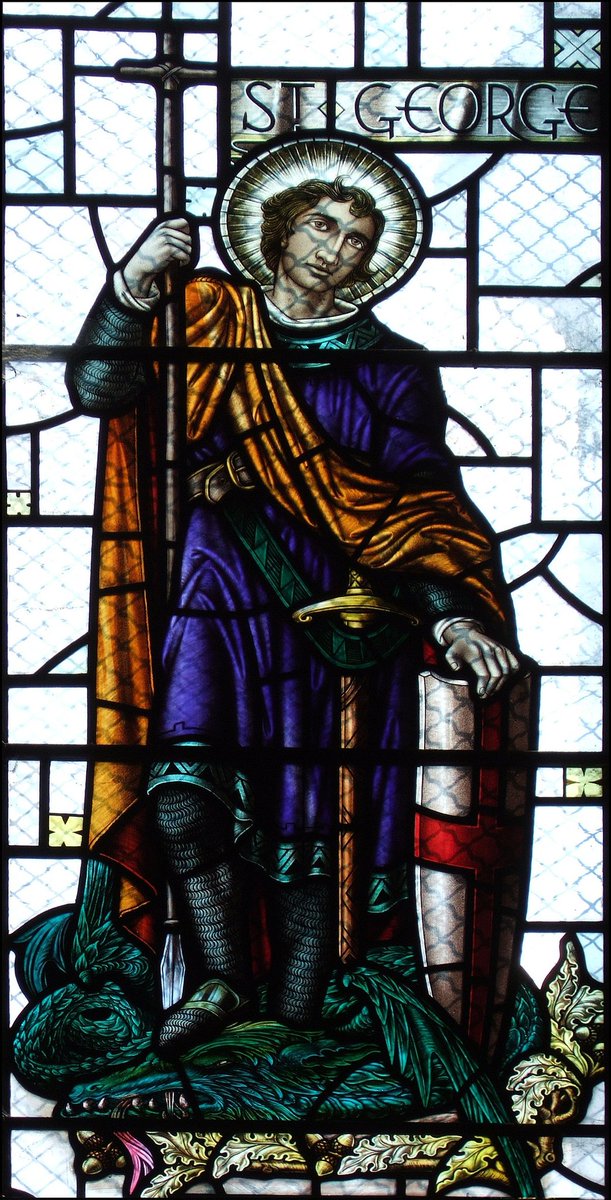 ChristIz_King's tweet image. 🏴 Happy #StGeorgesDay! Today, we honor St. George, England’s fearless patron saint who stood for courage and justice, everything we need in these times. Let’s celebrate our proud heritage - from ancient castles to modern innovation, England’s spirit shines in our unity,…
