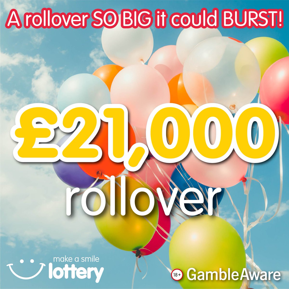 Age UK Northants (@ageuknorthants) on Twitter photo The <a href="/makeasmilelotto/">make a smile lottery</a> #rollover just keeps going UP AND UP AND UP! It’s now SO BIG it could BURST! Do you want the chance to WIN £21,000? If you are feeling lucky this week, bag yourself some single tickets to see if you could take home this enormous sum. bit.ly/3QquXxB The <a href="/makeasmilelotto/">make a smile lottery</a> #rollover just keeps going UP AND UP AND UP! It’s now SO BIG it could BURST! Do you want the chance to WIN £21,000? If you are feeling lucky this week, bag yourself some single tickets to see if you could take home this enormous sum. bit.ly/3QquXxB