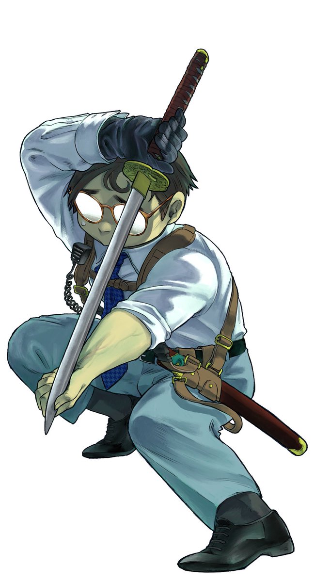 「できたー クトゥルフ神話trpg  快刀乱魔 に連れていくHO2 鈴目淳之介(す」|Ｔ長@スマ逆単行本①発売中のイラスト