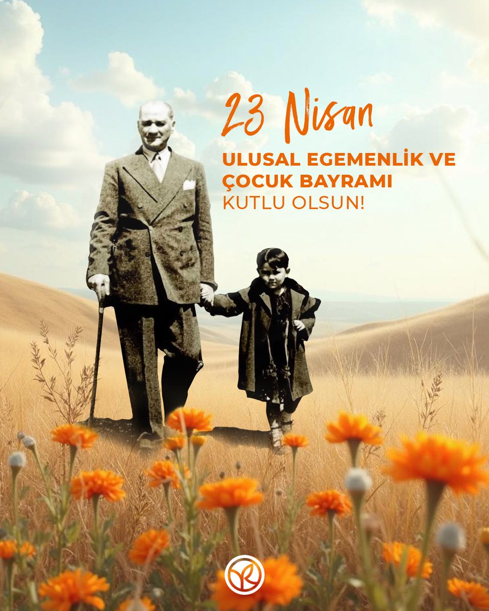 23 Nisan, egemenliğin halkla buluştuğu ve çocuklara armağan edilen en özel gün! 🫶🏻

Atatürk’ün geleceğe inancıyla, bugün neşe dolu tüm çocukların bayramı.
Küçük yüreklerin daima umutla atmasını diliyoruz.

23 Nisan Ulusal Egemenlik ve Çocuk Bayramı kutlu olsun! 🇹🇷