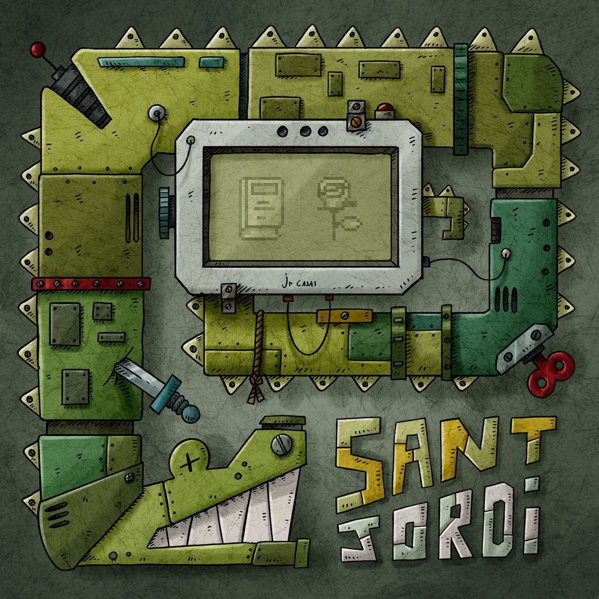 Gm
Illustration for Sant Jordi, 
Happy World Book Day
🌹🐉📚