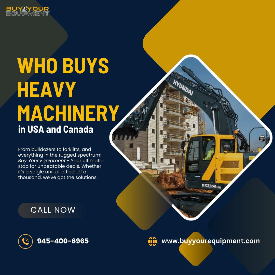 Reach out today at 945-400-6965 or browse buyyourequipment.com for all your heavy-duty machinery essentials!
#heavyequipment #equipment #constructionequipment #construction #machine #machineries #machines #constructionequipment #whobuysyourequipment #whobuyswheelloaders
