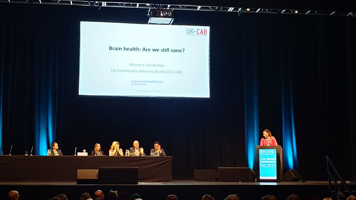 In the opening session of #BHIVA25 our Memory beautifully shared brain health and menopause experiences. 

<a href="/Positively_UK/">Positively UK</a> <a href="/BritishHIVAssoc/">BHIVA</a>