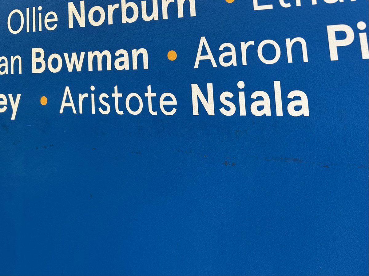 Cyclone_Signs's tweet image. Congratulations to Toto Nsiala for your 100th game played with @shrewsburytown! It was great to be able to put your name up on the 100 wall!

#cyclonesigns #football #shrewsburytown #STFC #totonsiala #100games #vinyllettering #vinylgraphics #wallgraphics #shropshire #shrewsbury