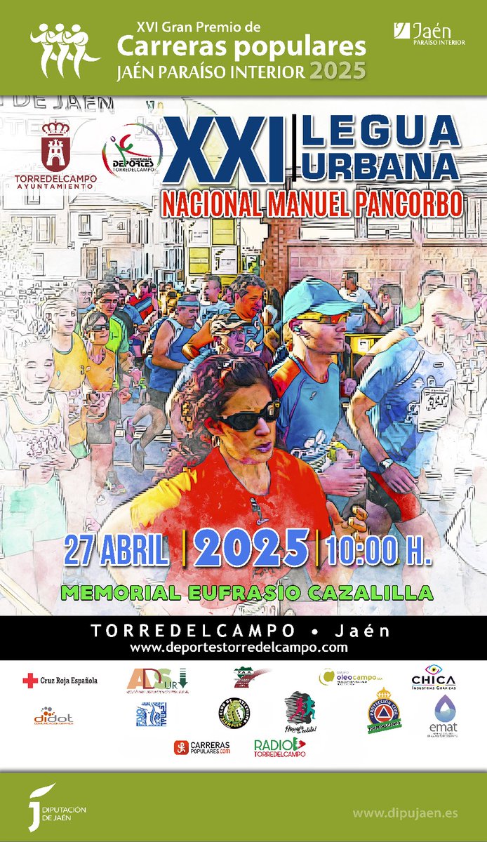 Estaremos cronometrando el marco del XVI Gran Premio de Carreras Populares Jaén Paraíso Interior 2025.
#carreraspopularesjaen
#Torredelcampo
#yomurycronometraje